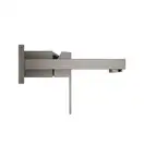 Смеситель для раковины настенный Grohe Eurocube S-Size (цвет - тёмный графит, матовый), вынос 171 мм (19895AL0) фото 3 Aquada.com.ua
