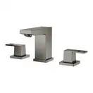 Смеситель для раковины Grohe Eurocube (цвет - тёмный графит, матовый), с донным клапаном (20351AL0) фото 3 Aquada.com.ua