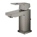 Смеситель для раковины Grohe Eurocube S-Size (цвет - тёмный графит, матовый), с донным клапаном (23127AL0) фото 4 Aquada.com.ua
