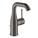 Смеситель для раковины Grohe Essence M-Size (цвет - тёмный графит), с донным клапаном (23462A01) фото 1 Aquada.com.ua