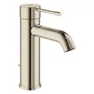 Смеситель для раковины Grohe Essence DN 15 (цвет - никель глянец), с донным клапаном (23589BE1) фото 1 Aquada.com.ua