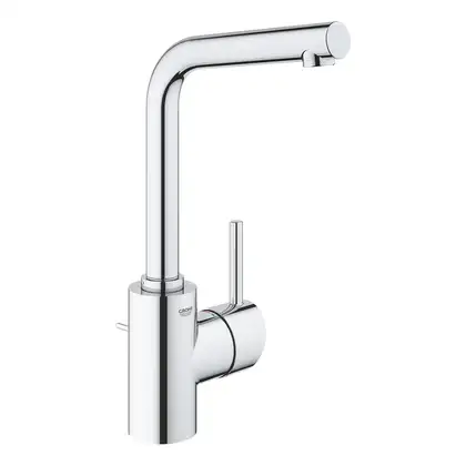 Смеситель для раковины высокий Grohe Concetto (цвет - хром), с донным клапаном (23739001) фото 1 Aquada.com.ua