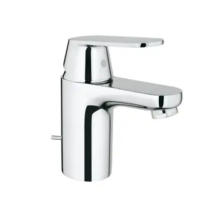 Смеситель онорычажный для раковины Grohe Eurosmart Cosmopolitan DN 15 S-Size (цвет - хром) с донным клапаном (3282500E) фото 1 Aquada.com.ua
