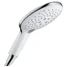 Лейка для душа Hansgrohe Raindance Select S 150 (цвет - хром/белый), 3 вида струи (28587400) фото 1 Aquada.com.ua
