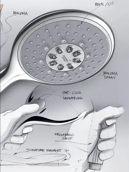 Лейка для душа Grohe Power&Soul® Cosmopolitan (цвет - хром), 4 вида струи (27663000) фото 5 Aquada.com.ua