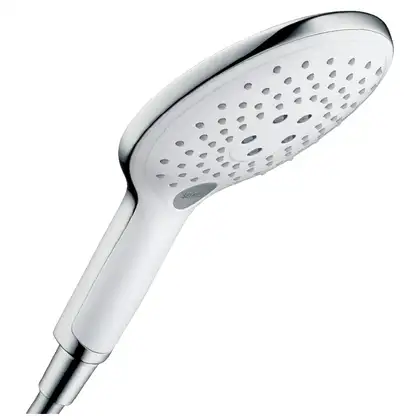 Лейка для душа Hansgrohe Raindance Select S 150 (цвет - хром/белый), 3 вида струи (28587400) фото 1 Aquada.com.ua