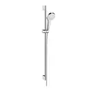 Душевой гарнитур Hansgrohe Croma Select S Vario со штангой 90 см (цвет - хром/белый) (26572400) фото 1 Aquada.com.ua