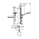 Душевой гарнитур Hansgrohe Raindance Select S (цвет - хром/белый) (27648400) фото 2 Aquada.com.ua