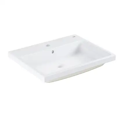 Раковина полувстраиваемая Grohe Cube Ceramic 60,5 х 49 см (3947900H) фото 1 Aquada.com.ua