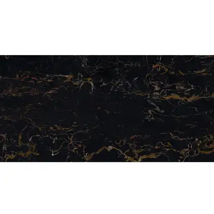 Плитка настенная Fiandre Marble Lab Nero Portoro 120 х 60 см Lucidato (AL201X864) фото 1 Aquada.com.ua