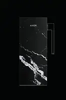 Смеситель для раковины Axor MyEdition (цвет - хром/мрамор) (47012000+47913000) фото 3 Aquada.com.ua