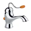 Смеситель для раковины Nicolazzi Antelao ручка CILIEGIO (3402CR20) фото 1 Aquada.com.ua