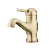 Смеситель для раковины Devit Charlestone (цвет - бронза), с доннным клапаном (CN60051037B)