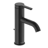 Смеситель для раковины Duravit C.1 (цвет - чёрный матовый), с донным клапаном (C11020001046)