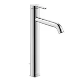 Смеситель для раковины высокий Duravit C.1 (цвет - хром), с донным клапаном, излив 166 мм (C11040001010)