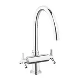 Смеситель для раковины, двухветельный Hansgrohe Metris Classic (цвет - хром) (31000000)