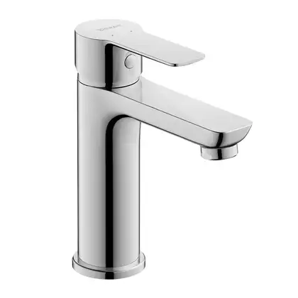 Смеситель для раковины Duravit A.1 (цвет - хром), без донного клапаном (A11020002010) фото 1 Aquada.com.ua Смеситель для раковины Duravit A.1 (цвет - хром), без донного клапаном (A11020002010) фото 1 Aquada.com.ua