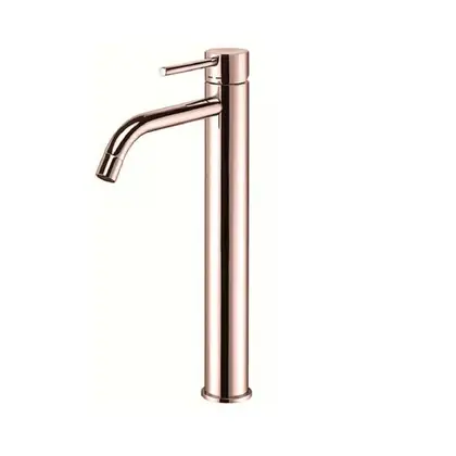Смеситель для раковины высокий Paffoni Light (цвет - Rose) (LIG081ROSE) фото 1 Aquada.com.ua