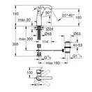 Смеситель для раковины Grohe Essence New (цвет - хром) (23462001) фото 9 Aquada.com.ua