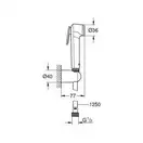 GROHE Душовий набір, 1 режим струменю Tempesta-F Trigger Spray 30  (26356IL0) (26356IL0) фото 6 Aquada.com.ua