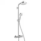 GROHE Душевая система с термостатом Hansgrohe Crometta 100 (цвет - хром) (27265400) фото 3 Aquada.com.ua