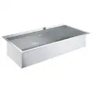 GROHE Мийка для кухні 1024 x 560 мм, 1 чаша, матова, в рівень зі стільницею (31586SD0) (31586SD0) фото 8 Aquada.com.ua