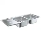 GROHE Мийка для кухні 1160 x 500 мм з ексцентриком, 2 чаши, матова (31587SD0) (31587SD0) фото 3 Aquada.com.ua