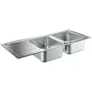 GROHE Мийка для кухні 1160 x 500 мм з ексцентриком, 2 чаши, матова (31588SD0) (31588SD0) фото 3 Aquada.com.ua