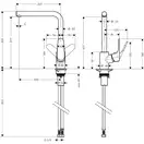 GROHE Смеситель для кухни Hansgrohe Focus 31817000 фото 4 Aquada.com.ua