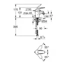 Смеситель для биде Grohe Euroeco 32882000 фото 2 Aquada.com.ua
