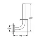 GROHE Держатель для туалетной бумаги Essentials (40385001) фото 5 Aquada.com.ua