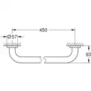 GROHE Поручень для ванны Essentials (40793001) фото 4 Aquada.com.ua