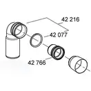Удлинение сливной трубы для инсталляции Grohe 42766000 фото 4 Aquada.com.ua
