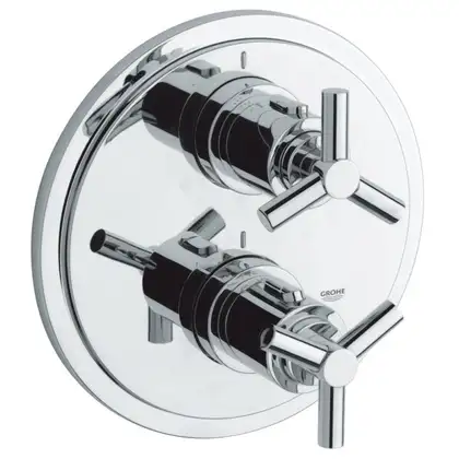 GROHE Термостат для ванни або душу із більш ніж одним виходом, із вбудованим перемикачем Atrio  (19395000) фото 4 Aquada.com.ua