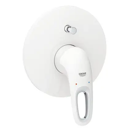 Смеситель однорычажный для ванны Grohe Eurostyle (цвет - хром/белый) (19506LS3) фото 6 Aquada.com.ua