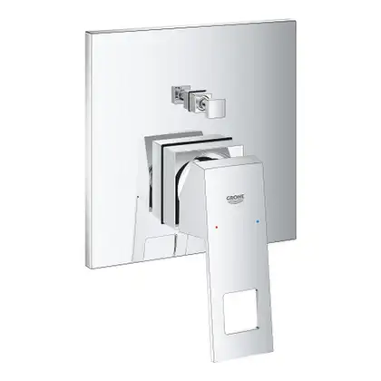 GROHE Смеситель однорычажный с переключателем на 2 положения Eurocube (24062000) фото 17 Aquada.com.ua