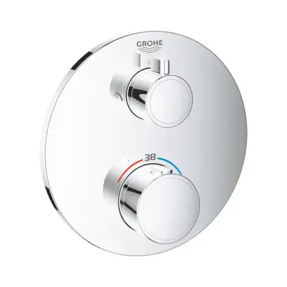 Grohe Grohtherm Термостат для душа с переключателем на 2 положения верхний/ручной душ (24076000) фото 4 Aquada.com.ua