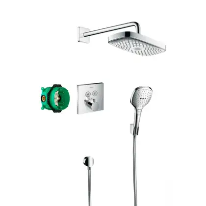 GROHE Hansgrohe Душевой набор (верхний, ручной душ, ibox, термостат) Raindance Select E/ShowerSelect (27296000) фото 5 Aquada.com.ua