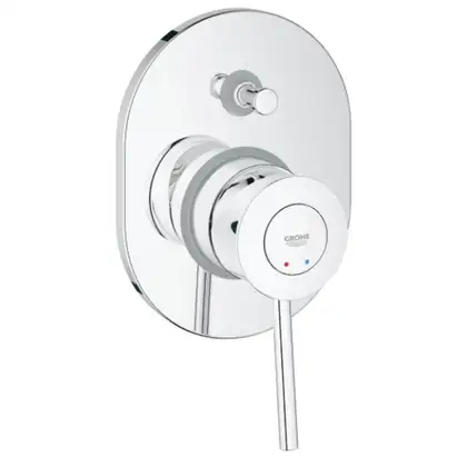 Смеситель для ванны Grohe Bau Classic (цвет - хром) (29047000) фото 5 Aquada.com.ua