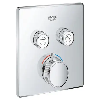 GROHE Термостат для душа, внешняя часть, на 2 потребителя Grohtherm SmartControl (29124000) фото 12 Aquada.com.ua