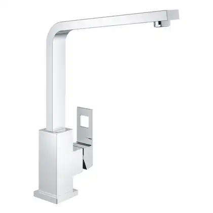 Смеситель для кухни, с поворотным изливом Eurocube Grohe (цвет - хром) (31255000) фото 11 Aquada.com.ua