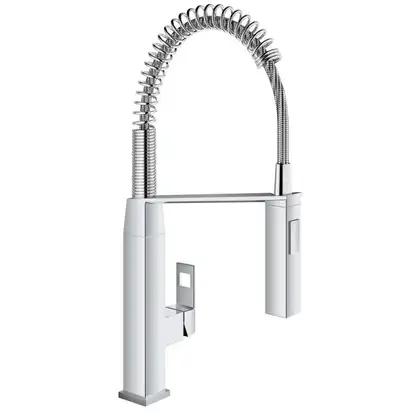 Смеситель однорычажный для кухни Grohe Eurocube DN 15 (цвет - хром) (31395000) фото 8 Aquada.com.ua