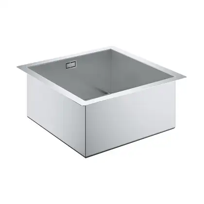 GROHE Мийка для кухні 464 x 464 мм, 1 чаша, матова, в рівень зі стільницею (31578SD0) (31578SD0) фото 3 Aquada.com.ua