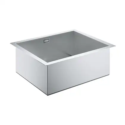 GROHE Мийка для кухні 564 x 464 мм, 1 чаша, матова, в рівень зі стільницею (31579SD0) (31579SD0) фото 3 Aquada.com.ua