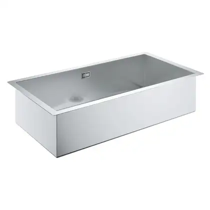 GROHE Мийка для кухні 864 x 464 мм, 1 чаша, матова, в рівень зі стільницею (31580SD0) (31580SD0) фото 3 Aquada.com.ua GROHE Мийка для кухні 864 x 464 мм, 1 чаша, матова, в рівень зі стільницею (31580SD0) (31580SD0) фото 3 Aquada.com.ua