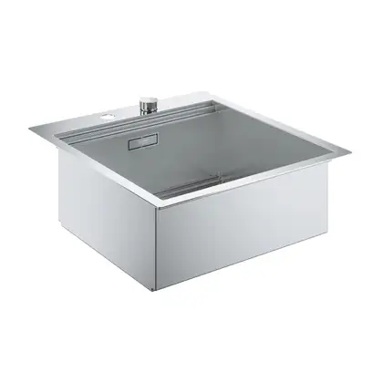 GROHE Мийка для кухні 518 x 560 мм, 1 чаша, матова, в рівень зі стільницею (31583SD0) (31583SD0) фото 3 Aquada.com.ua