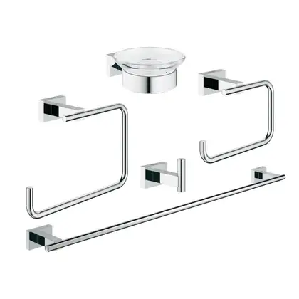 GROHE Набір аксесуарів 5 в 1 Essentials Cube (40758001) фото 8 Aquada.com.ua GROHE Набір аксесуарів 5 в 1 Essentials Cube (40758001) фото 8 Aquada.com.ua
