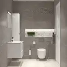 Пенал подвесной Devit Fly, белый глянцевый (0031120W) фото 4 Aquada.com.ua