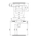 Тумба с раковиной 60 см Devit Up, белый (0W20120W) фото 3 Aquada.com.ua