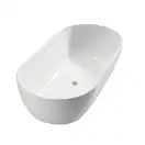 Ванна акриловая Devit Ovale 178 х 90 см + ножки и сифон (18090136) фото 1 Aquada.com.ua